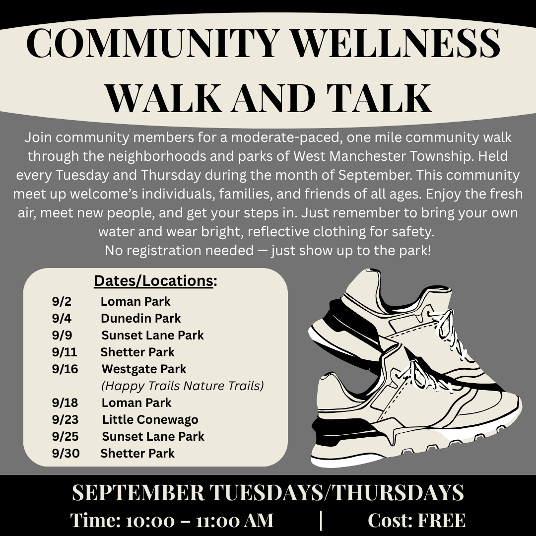 Community Walk and Talk - Sept 2025