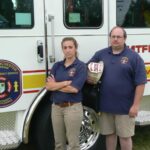 Fire Department Staff with Truck