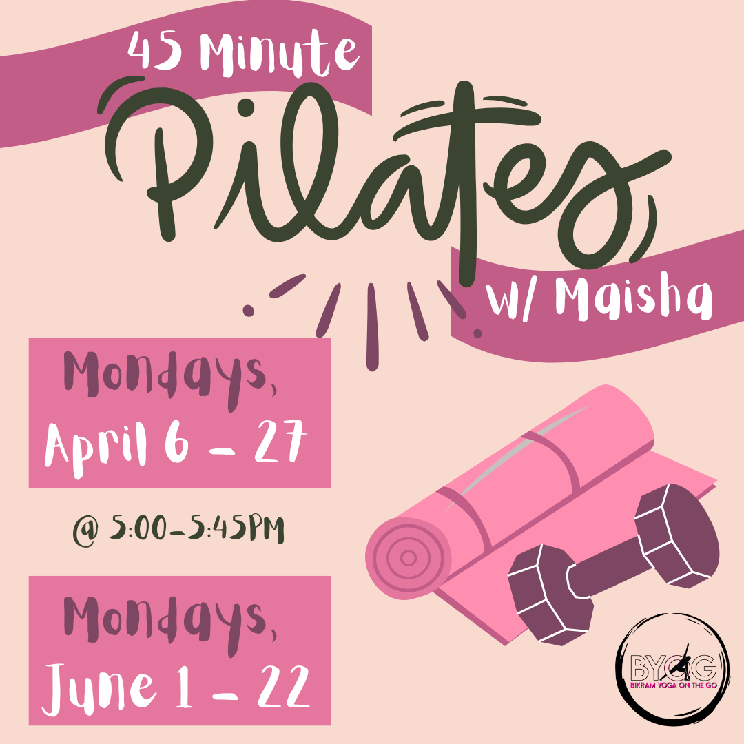 Pilates April and June 2026