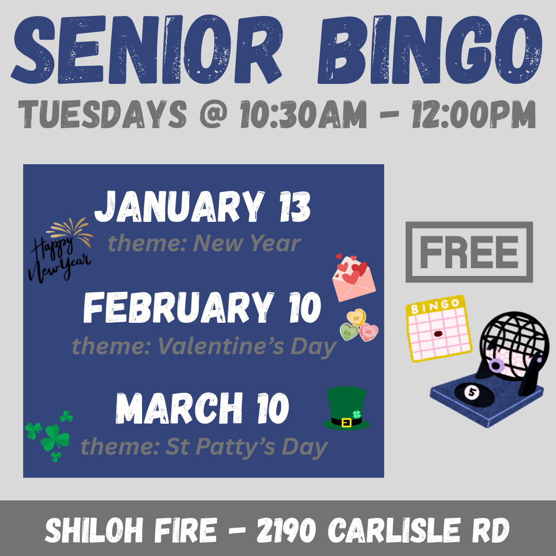 SENIOR BINGO 2026 Winter