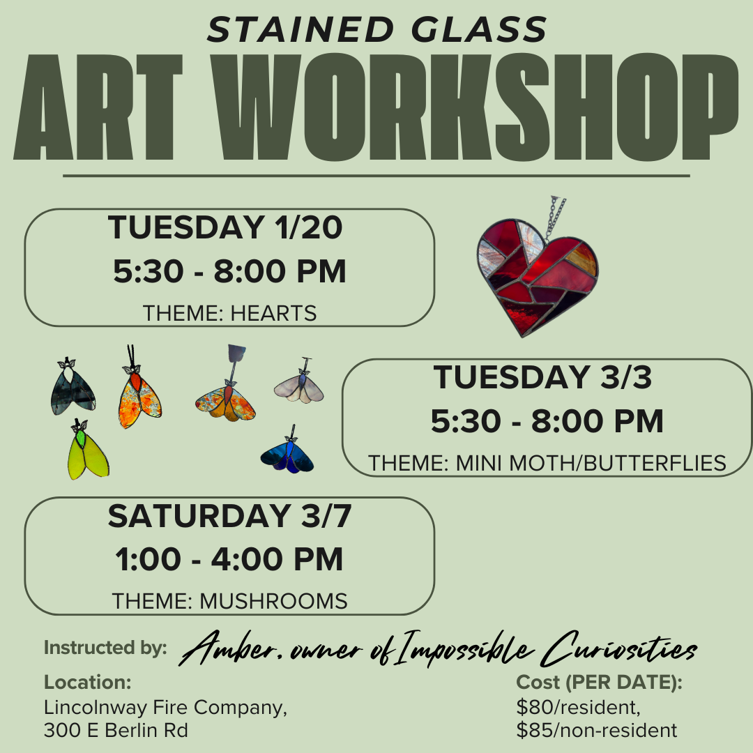 Stained glass workshop - Winter 2026