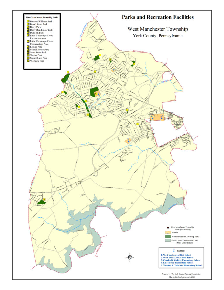 West Manchester Map Larger View West Manchester Township