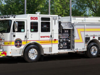 2015 Pierce Enforcer
 1250 gpm pump
 750 gallon booster tank.